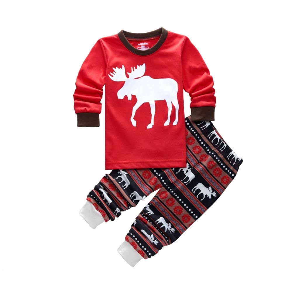 Family matching Christmas pajamas