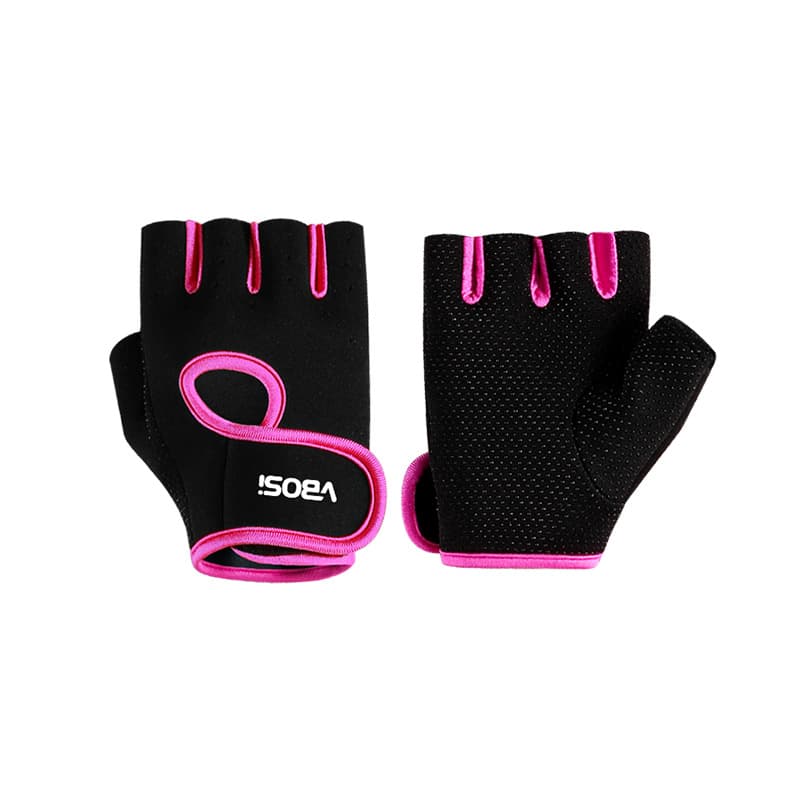 Fitness exercise training protective weightlifting gloves