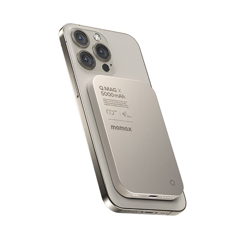 Magnetic wireless alloy power bank