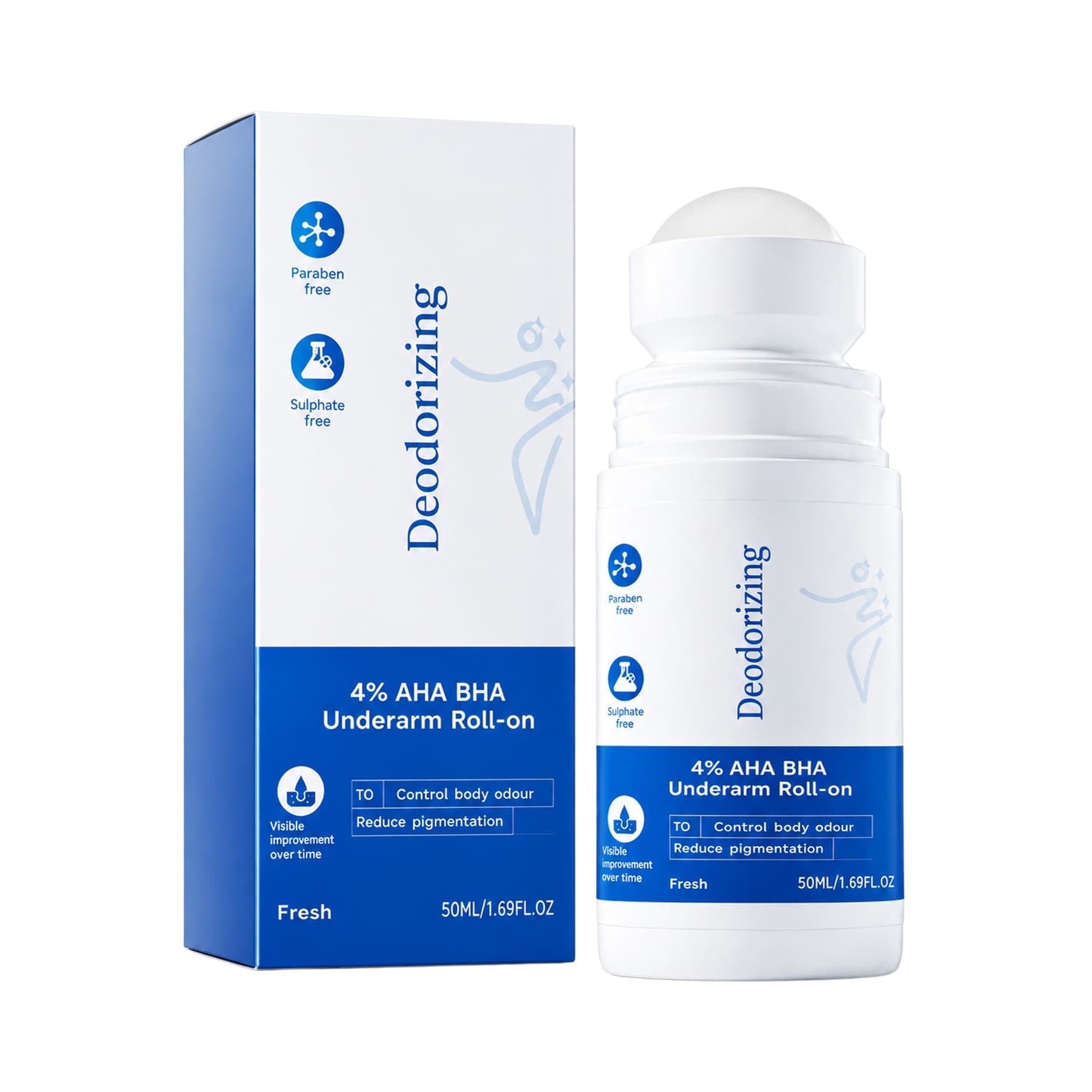 Axillary ball antiperspirant