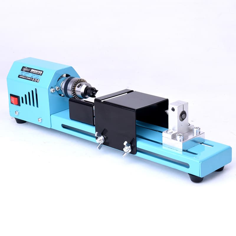 Grinding, polishing and cutting mini diy woodworking lathe