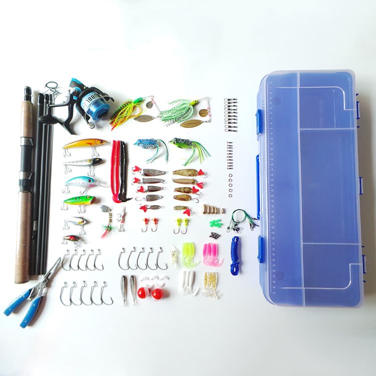 Portable Lure Rod Fishing Box Set