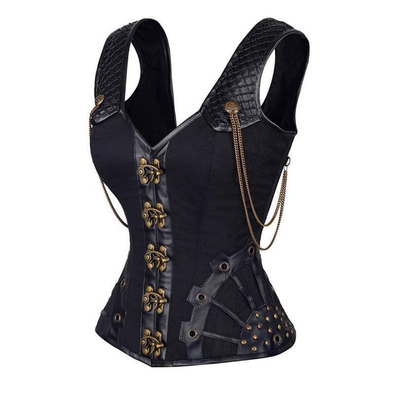 Steampunk rebellion corset