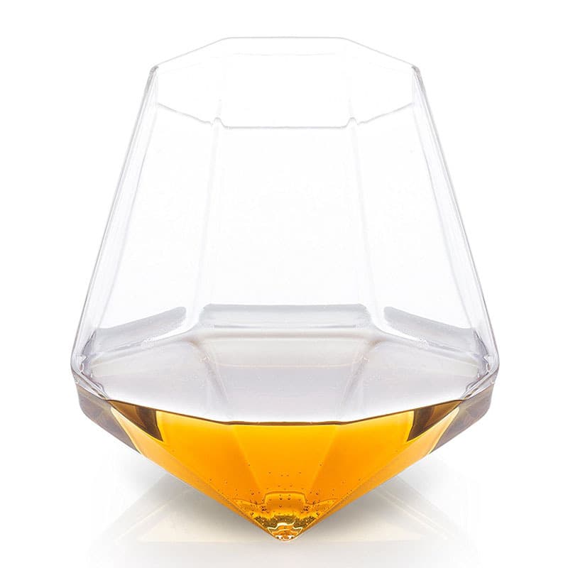 Verre à cocktail taille diamant