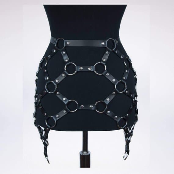 Costume accessories leather skirts