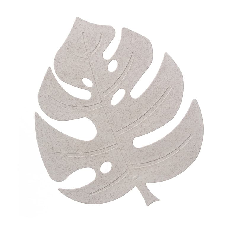 Dessous de plat en forme de feuille
