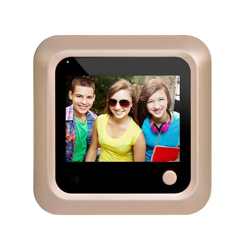 Hidden smart electronic peephole wired Anti-Theft door mirror video
