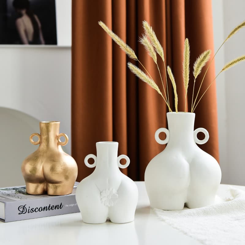 Vase sculpture corps