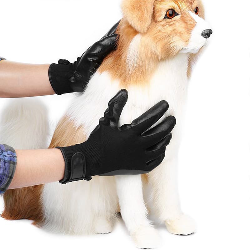 Pet Hair Grooming Glove Cats Soft Rubber Pet Remover Dog Horse Cat