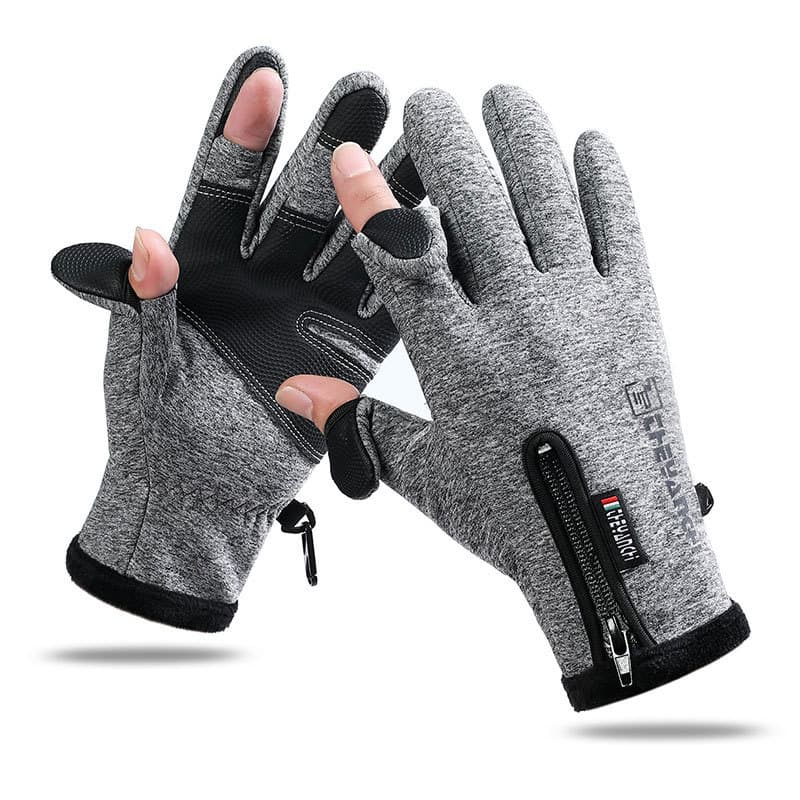 Opened-Finger Gloves Touchscreen Unisex Waterproof Windproof Warm