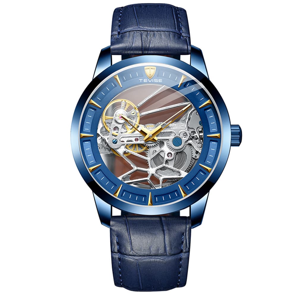 Watch men's mechanical automatic waterproof hollow men