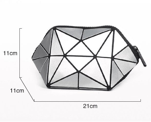 Geometric Cosmetic Bag For Women Ladies Zipper Bag Organizer Makeup