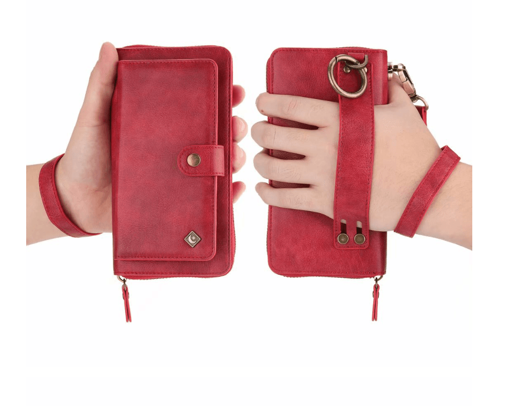 Multi-function mobile phone case shell zipper wallet set car function