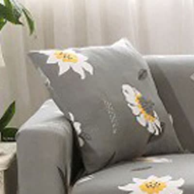Printed sofa cushion cover