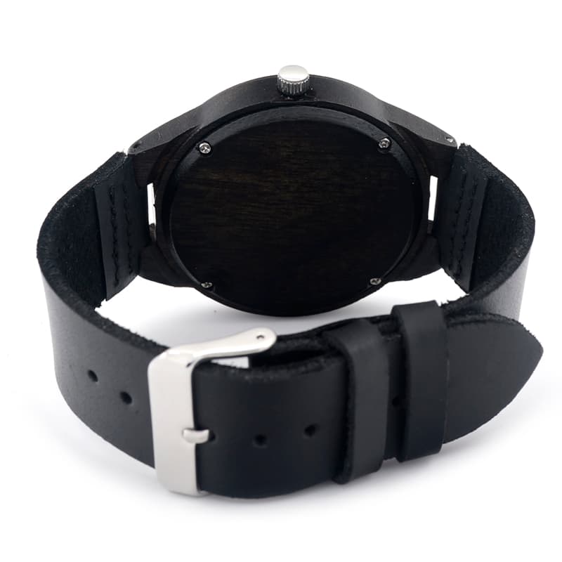 Wood men's quartz watches