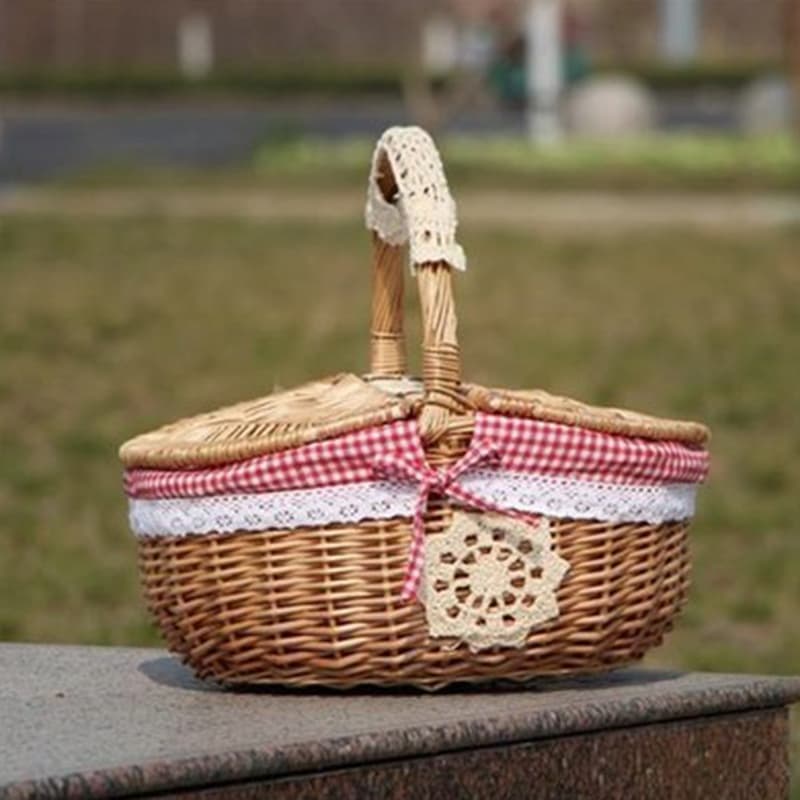Panier de pique-nique en osier