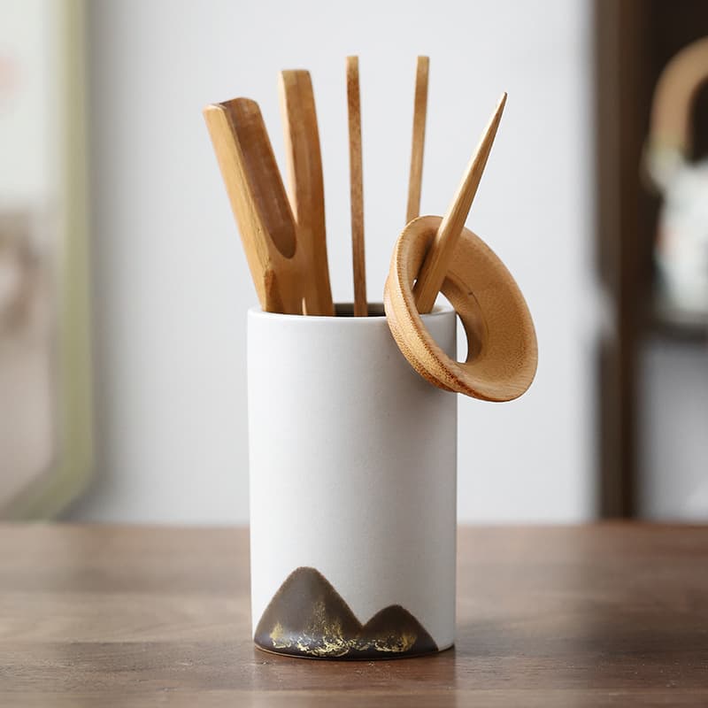Boîte à thé en céramique