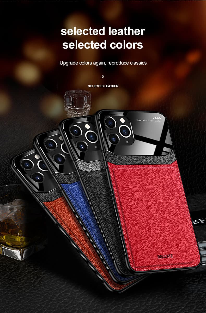Business litchi phone case