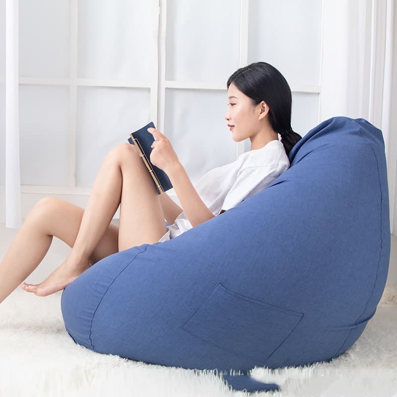 Lazy sofa cover bean bag