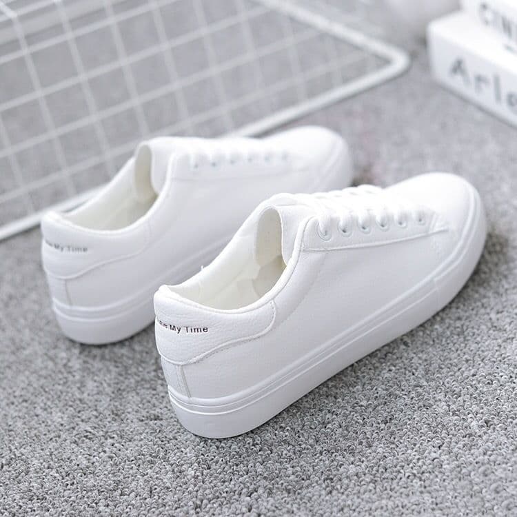 Spring Casual Flat White Shoes Women