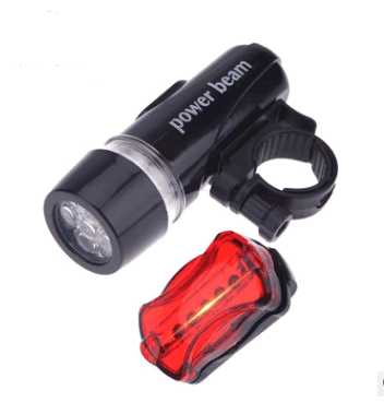 Bicycle Light LED Safety Warning Mountain Bike Riding Equipment Set