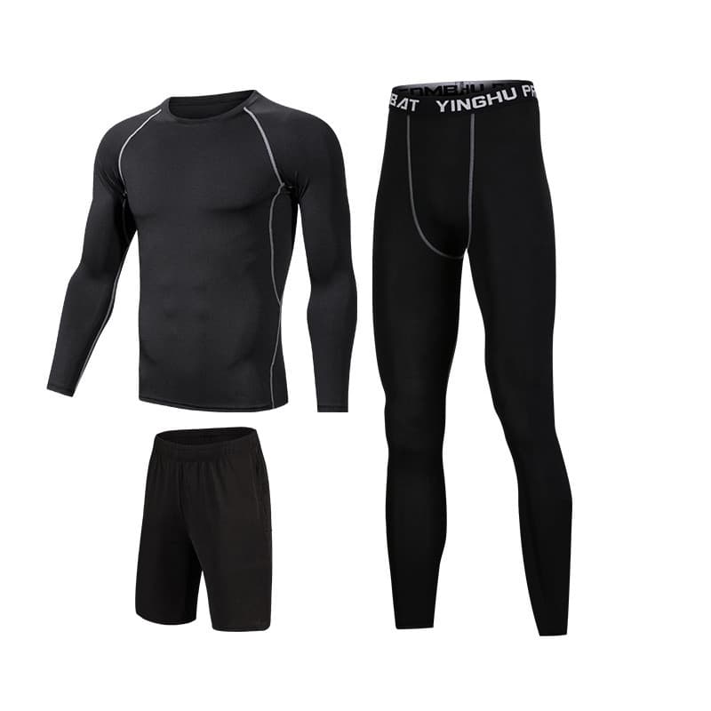 Running Workout Clothes Men 7pcs Compression Basketball Games Jogging