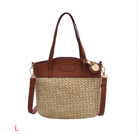Sac seau tressé