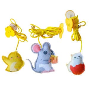Cat Toys Simulated Cute Funny Self-hey Interactive Toy Rope Grabbing