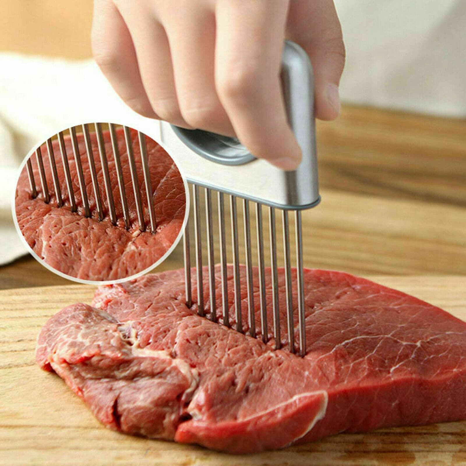 Onion holder slicer vegetable tools tomato cutter stainless steel