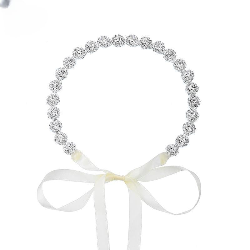 Bridal rhinestone SUNFLOWER hair band wedding photography accessories