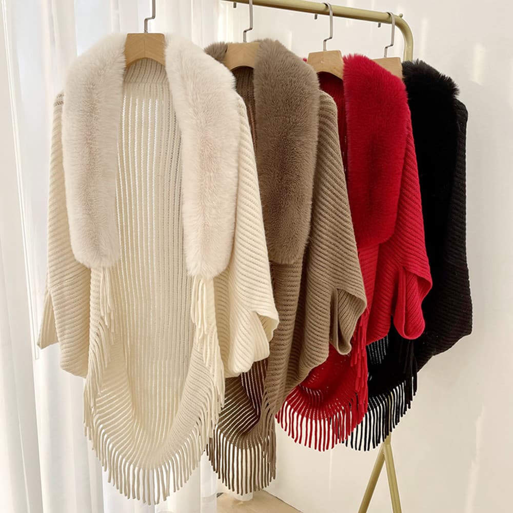 Scarf Women Solid Color Cashmere Winter Keep Warm