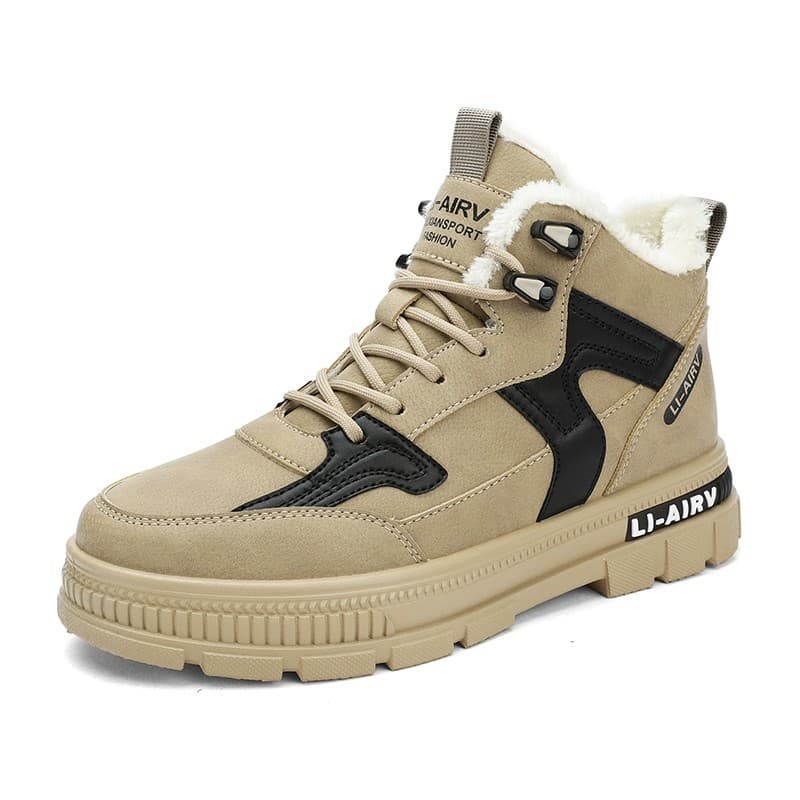 Winter Thickened Velvet Warm Ankle Boots Men Outdoor Subzero