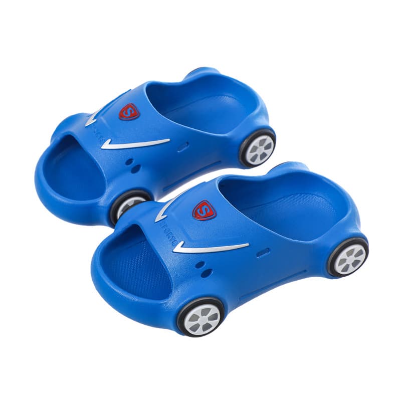 Kids glowing slippers cartoon car sandals children anti slip boys