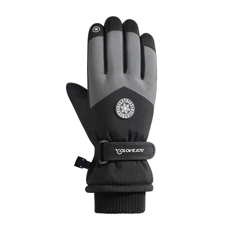 Snowflake Cartoon Print Gloves Winter Touchscreen Waterproof