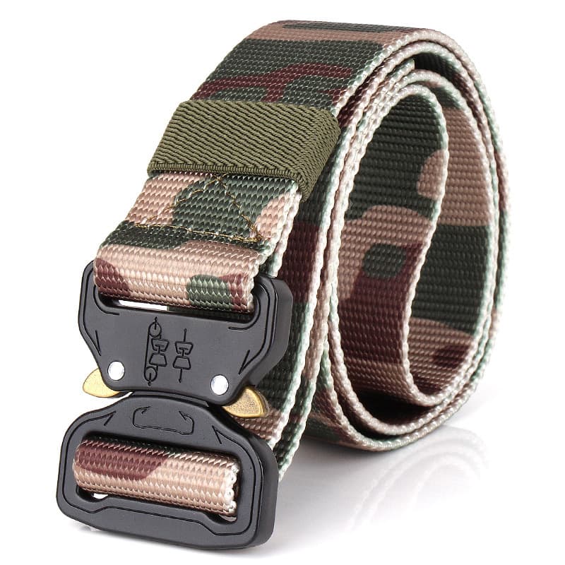 Outdoor tactics camouflage belt multifunctional nylon tooling outer