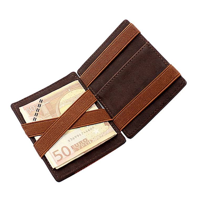 Portefeuille compact rétro