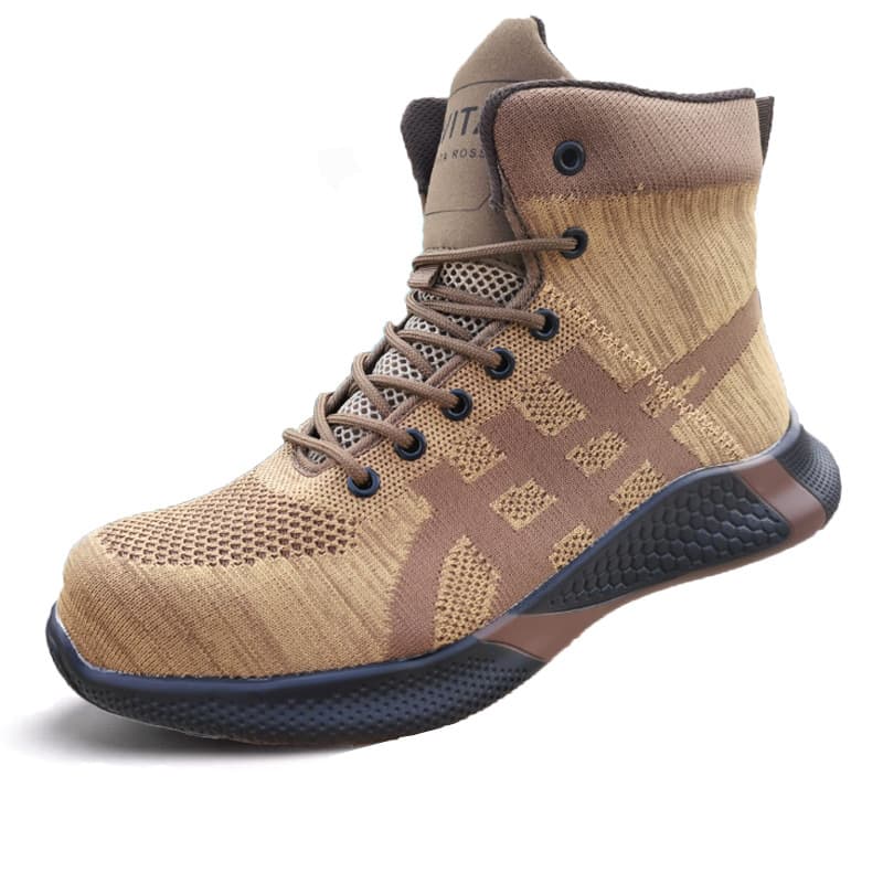 Winter Plush Boots Men Labor Protection Anti-smash Anti-puncture Work
