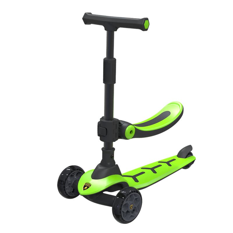 A scooter that children can sit on or ride