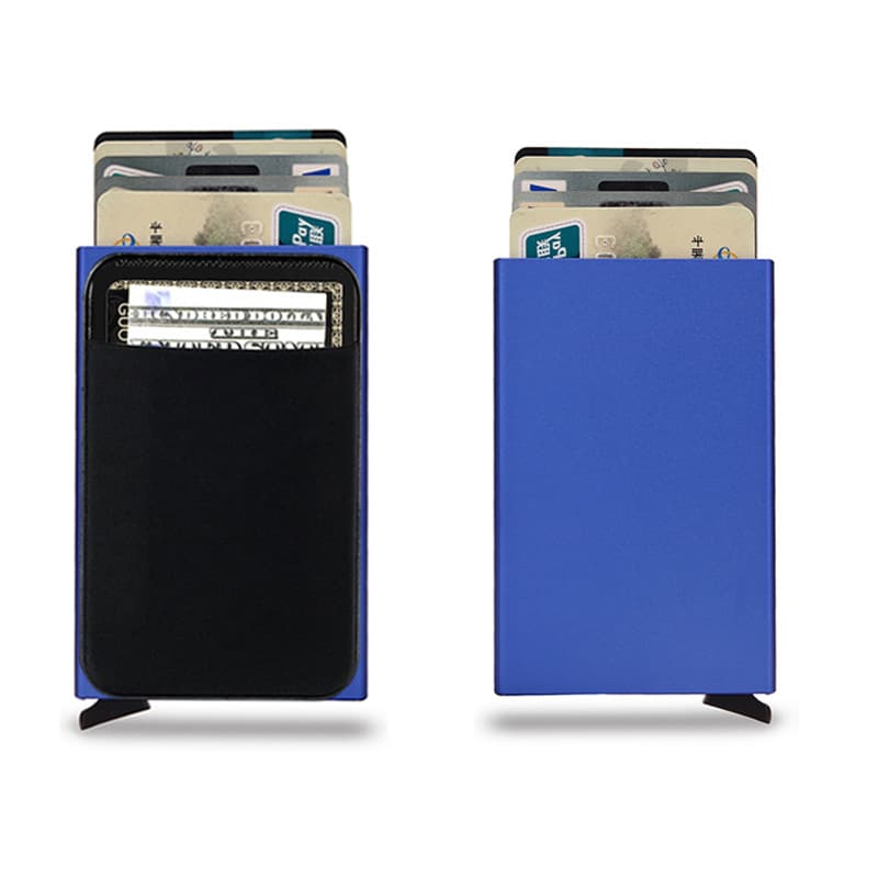 Metal credit card holder smart wallet