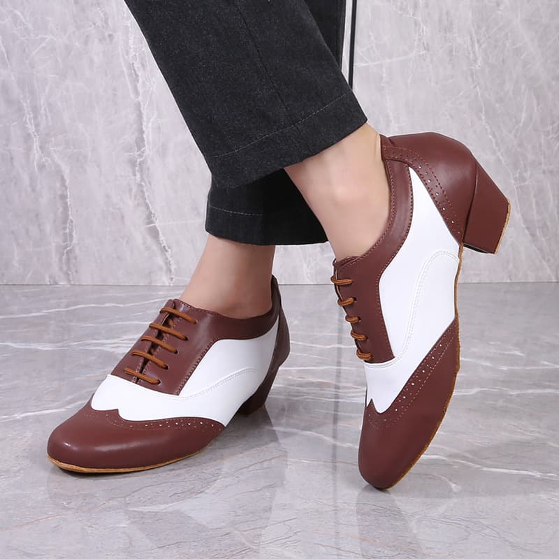 Leather ballroom for square dancing and latin Dancingsoft-soled dance