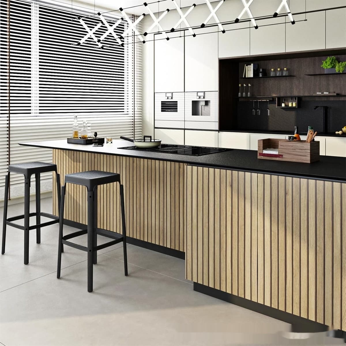 Kitchen refurbished wallpaper Self-adhesive PVC waterproof