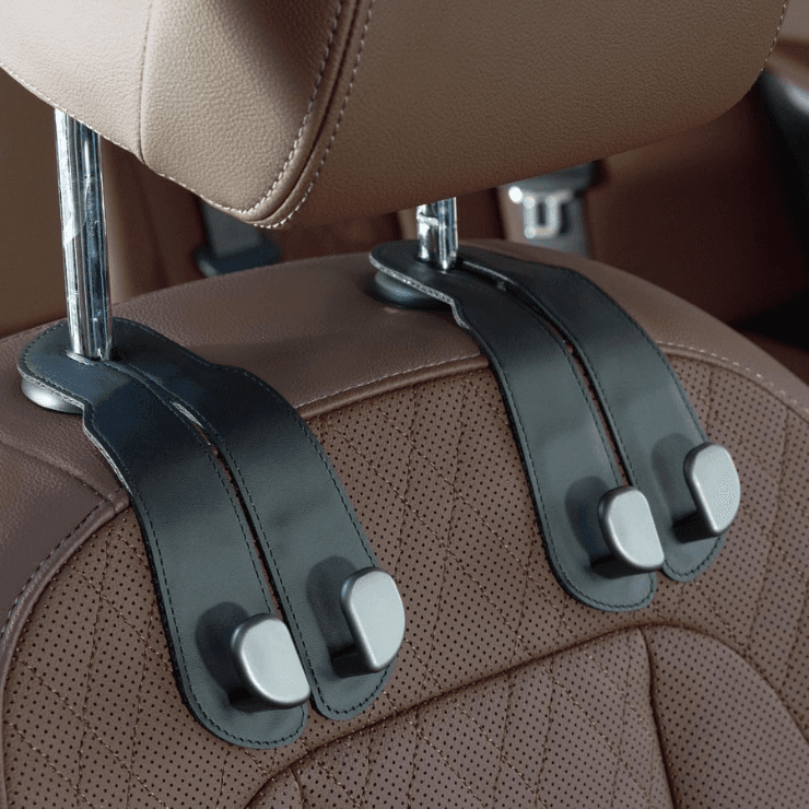 CoBak purse hook for car universal premium stitched leather