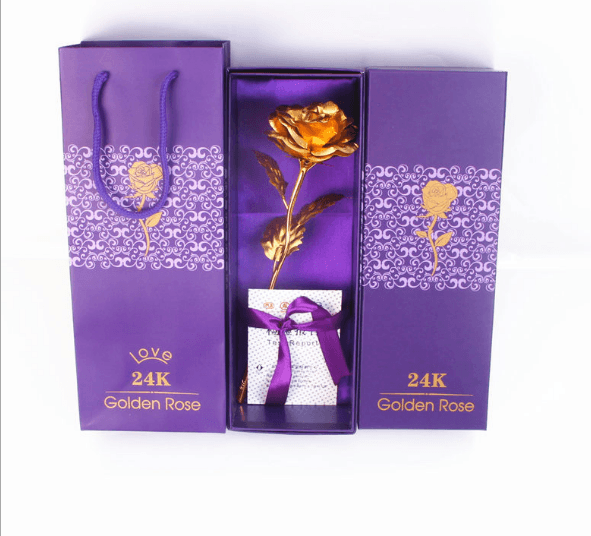 Gold rose gift