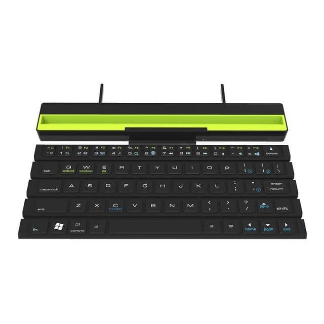 Flexible roll folding Bluetooth keyboard