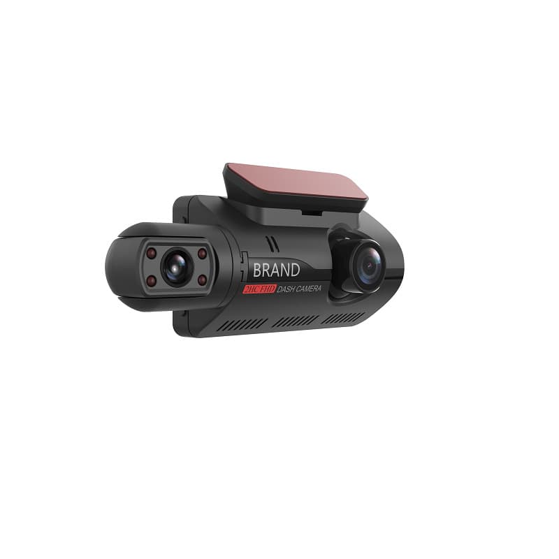 Hidden driving recorder 3 inch IPS screen, front HD and rear