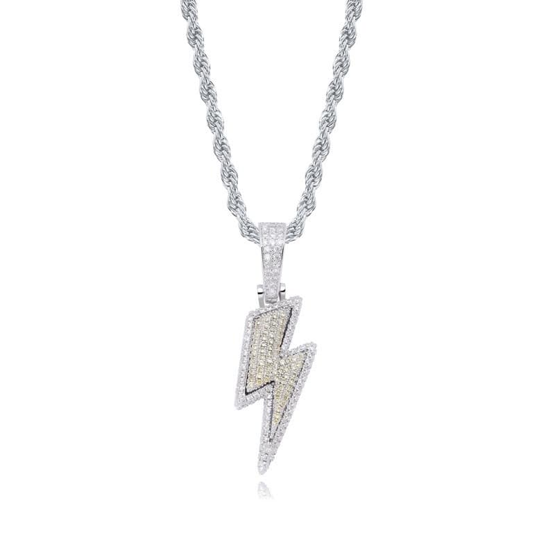 Selling lightning hip hop pendant Micro-inlaid zircon hip hop hip hop