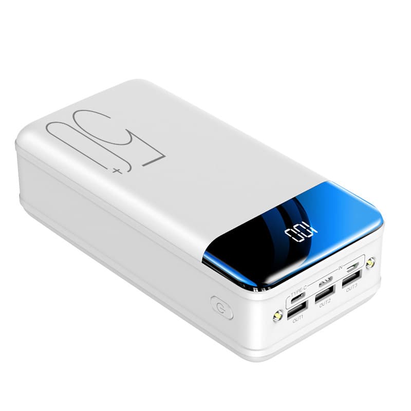 Large capacity charging bank 50000 MA three output input fast charge