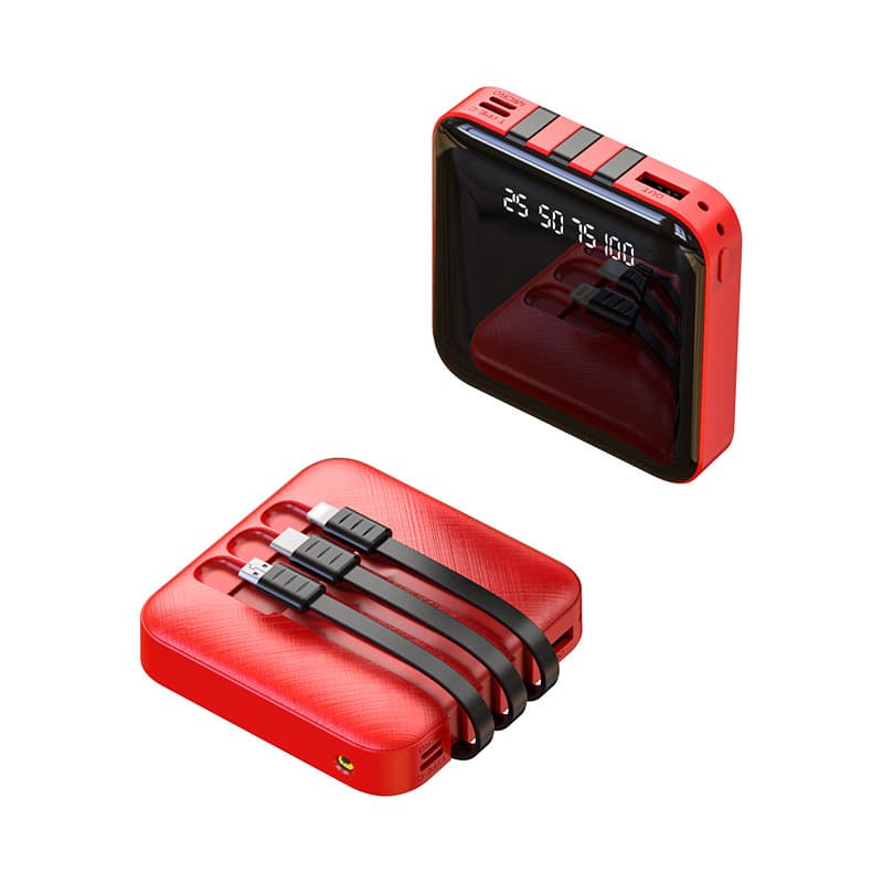 Power bank with data cable
