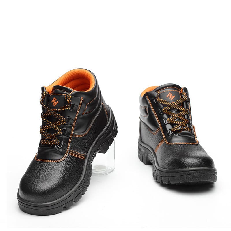 Work shoes steel toe high-top