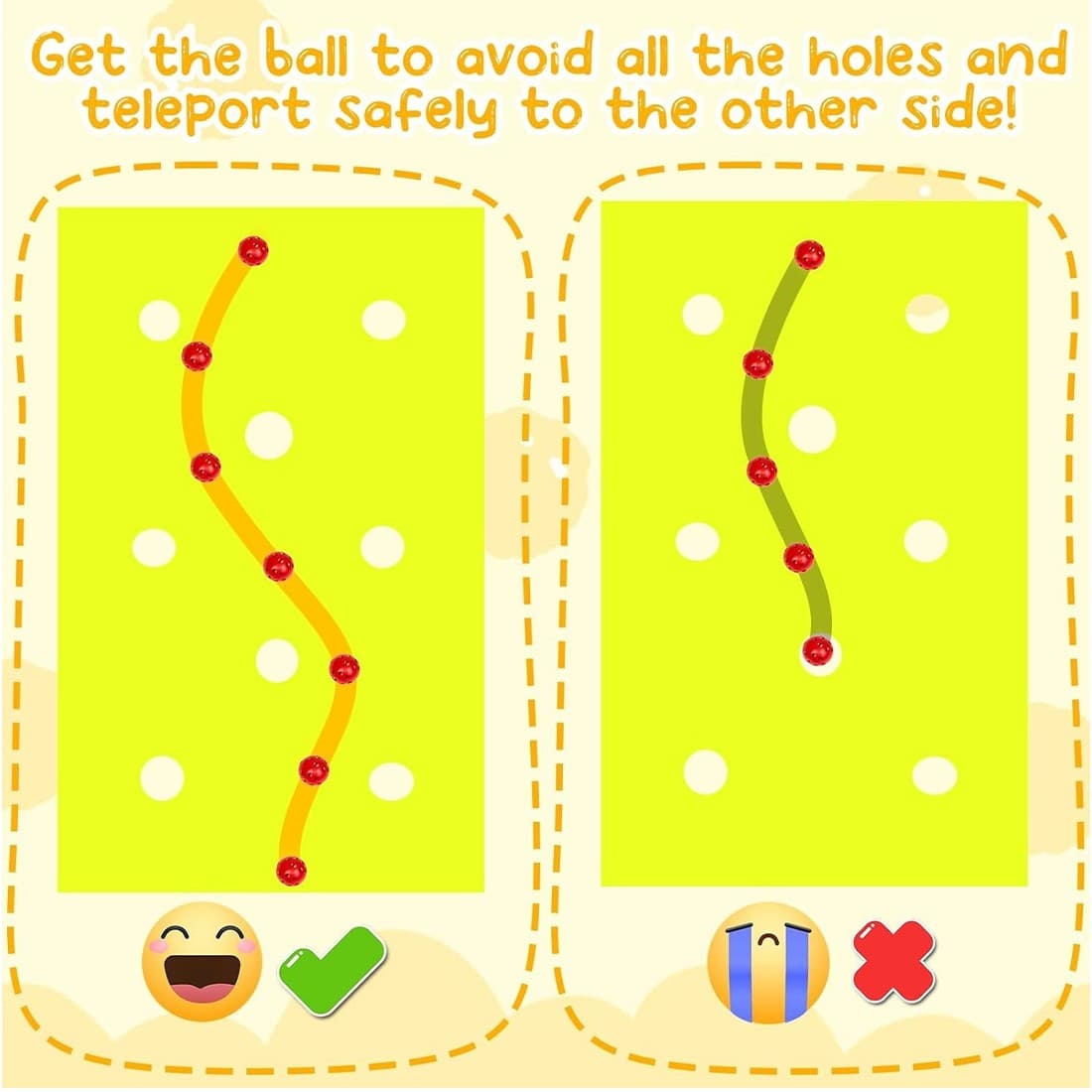 4 color cornhole toss game set OutdoorIndoor party with 6 random balls